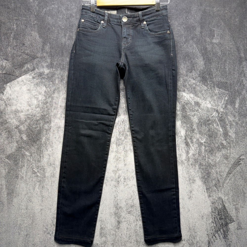 Kut from the Kloth Jeans Womens 2 Blue Cotton Diana Skinny Dark Wash Stretch